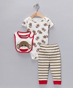 Little monkey set Sock Monkey Nursery, Monkey Onesie, Monkey Nursery, Monkey Love, Baby Boy Themes, Mommy Baby