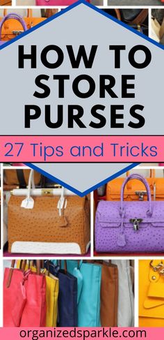 how to store purses in 27 tips and tricks