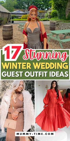 Be the best-dressed guest this winter with adorable outfit ideas! 💖❄️ From stunning dresses to stylish layers, these looks are perfect for winter weddings. Discover how to stay warm and fashionable for your next celebration. Don’t forget to save this pin for your winter wardrobe inspiration! 📌🌟 What To Wear To A December Wedding, Winter Wedding Guest Outfit Cold Formal, How To Stay Warm