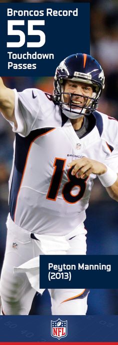 a football player throwing a ball in the air with his arm out and numbers on it