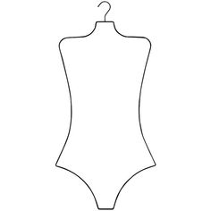 the outline of a female bodysuit on a mannequin stand, with one arm extended