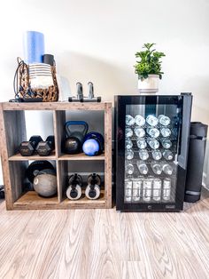 Http://www.newair.com Small Gym Room Ideas, Gym Room Ideas, Mini Gym At Home Ideas, Small Home Gyms, Home Yoga Room