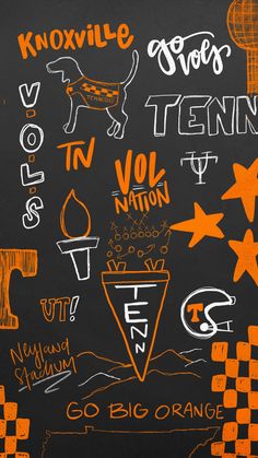 an orange and black chalkboard with words written in different languages, including the word voie ten