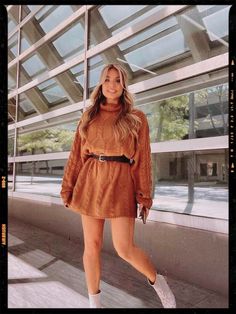 Sweater Dress Aesthetic, Cider Sweater, Camel Sweater Dress, Dresses Outfit Ideas, Sweater Dress Short, Melbourne Winter, Cute Fall Fashion, Fall Wishlist, Fall Aesthetic Outfit