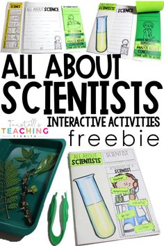 all about scientist's interactive activities for kids to practice science and help them learn