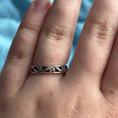 Never Worn. Fits A Size 7 Ring Finger. Not Silver Plated, May Tarnish Simple Rings, Ring Color, Ring Finger, Womens Jewelry Rings, Silver Plate, Silver Plated, Size 7, Women Jewelry, Ring