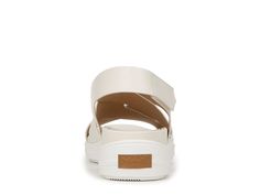 Dr. Scholl's Time Off Sea Wedge Sandal - Free Shipping | DSW White Wedge Sandals With Adjustable Strap For Beach, White Synthetic Wedge Sandals With Arch Support, Wedge Sandal, On Time, Wedge Sandals, Customer Service, Wedges, Sandals, Free Shipping