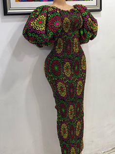 Welcome to our  beautiful stretchy collections. An Elastic thread is used horizontally on the fabric to make it stretch and also giving you a perfect fit. The length can be adjusted depending on your height or preference. They fits any body type like a glove. They’re made out of 100% cotton and the stretchy thread was African Outfits, African Fabrics, Ankara Print, Lace Styles, African Print Dress