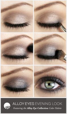 Grey Smokey Eye, Grey Eye Makeup, Make Your Own Makeup, Evening Look, Makijaż Smokey Eye, Smokey Eye Makeup, Eye Make, Pretty Makeup, Eye Makeup Tutorial