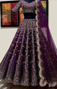 Latest Bridal Lehenga Designs, Baju Kahwin, Wedding Lehenga Designs, Lehenga Designs Simple, Latest Bridal Dresses, Gaun Fashion, Half Saree Designs