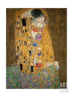 the kiss by klimt painting on canvas