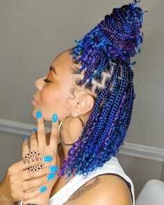 braided hairstyles NHP Approved Box Braids Bob, Short Box Braids, Goddess Braids Hairstyles, African Hair Braiding Styles, Box Braids Hairstyles For Black Women, Dixie Damelio, Braids Hairstyles Pictures, Short Braids, Box Braids Styling