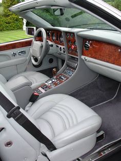 the interior of a car is clean and ready to be used