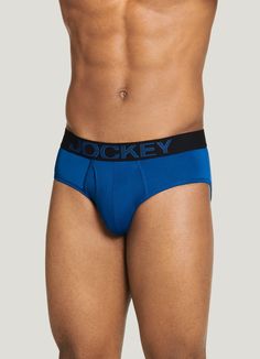 Jockey® RapidCool Brief men's underwear features stretchy microfiber fabric for a lightweight fit that moves with you. Powerful cooling helps wick moisture, while odor-fighting technology helps you feel fresh. Mesh panels provide high-speed evaporation and flat seams feel smooth against your skin. | Jockey® RapidCool Brief in Vibrant Blue Breathable Blue Nylon Boxer Briefs, Functional Blue Moisture-wicking Boxer Briefs, Blue Breathable Functional Boxer Briefs, Blue Breathable Boxer Briefs, Functional Breathable Blue Boxer Briefs, Blue Go-dry Micro-elastic Boxer Briefs, Blue Micro-elastic Go-dry Boxer Briefs, Blue Micro-elastic Moisture-wicking Boxer Briefs, Blue Moisture-wicking Micro-elastic Boxer Briefs