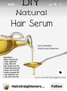 Diy Hair Oil Recipe, Blend Gray Hair, Natural Hygiene, Hair Growth Oil Recipe, Homemade Hair Oil, How To Darken Hair, Thinning Hair Remedies, Serum Hair