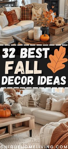 the best fall decor ideas for your living room