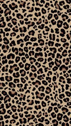 an animal print pattern with black and brown spots on it's fur, as well as