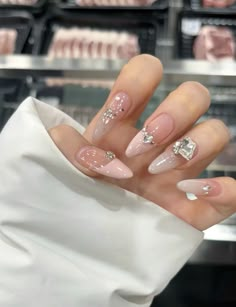 xhs | nails, nail inspo, cute nails Life Is Unfair, Pink Tip Nails, Coquette Nails, Coquette Outfit, Pink Gel Nails, Romantic Academia, Gossip Girls, Ribbon Laces, Hello Nails