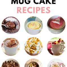 Mug Cake Cake Mix, Creative Breakfast Ideas, Mug Dessert, Mug Dessert Recipes, Pumpkin Spice Latte Cake, Mugcake Recipe, Mug Cake Recipes, Raspberry Lemon Cakes, Mug Cake Healthy