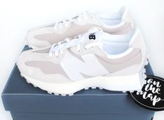 New Balance 327 Timberwolf, New Balance 327 White, Amazon Shoes, New Balance White, New Balance 327, Shop Till You Drop, Trainers Fashion, Cute Fit