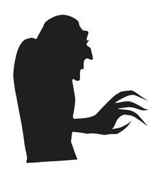 a black silhouette of a man with his hands out to catch something in the air