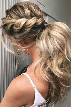 Pony Hairstyles, Prom Hair Updo, Blonde Box Braids, Clip In Ponytail, Half Updo, Penteado Cabelo Curto, Long Blonde, Trending Hairstyles