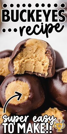 Buckeyes Buckeye Dessert, Buckeye Bars Recipe, Buckeye Recipe Easy, Chocolate Buckeyes, Buckeye Tree, Peanut Butter Buckeyes, Buckeyes Recipe, Butter Making, Fluff Desserts