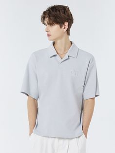 Editor's NotesThe casual polo shirt from CITYBREEZE features an open collar and logo embroidery on the front. This shirt is easily matched with every item.- Pullover closure- Open collar- Logo embroidery on the chest- Semi-overfit silhouette- Comfy and versatile itemMeasurements(in.)L/XL- Total length: 29.52 / 30.31 in.- Shoulder: 21.25 / 22.04 in.- Chest: 23.22 / 24.21 in.- Hem: 22.24 / 23.22 in.- Neck width: 7.87 / 8.07 in.- Neck length: 3.54 / 3.74 in.- Armhole: 10.23 / 10.62 in.- Sleeve length: 9.64 / 10.43  in.- Sleeve width: 10.62 / 11.02 in.- Cuffs: 8.46 / 8.66 in.Composition & Care- 46% Cotton, 50% Polyester, 4% Spandex- Dry clean only- Do not bleach- Do not tumble dry- Do not ironDesigner- by CITYBREEZE for MEN Gray Polo Collar Top For Summer, Gray Polo Collar Shirt For Summer, Gray Cotton Polo Collar T-shirt, Gray Collared Polo Shirt For Summer, Gray Relaxed Fit Cotton Polo Shirt, Classic Gray Polo Collar T-shirt, Gray Collared T-shirt For Summer, Gray Short Sleeve Polo Shirt For Summer, Casual Gray Polo Collar Shirt