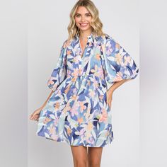 Make A Statement In The Stunning Floral Print Mini Dress That Exudes Charm And Elegance. The Vibrant Floral Print Adds A Touch Of Femininity And Romance To This Chic Dress. The Mini Length And Flattering Silhouette Create A Stylish And Flirty Look That Is Perfect For Any Occasion. Pair It With Heels For A Dressed-Up Ensemble, Or Sandals For A More Casual Vibe. This Dress Is A Versatile Piece That Can Easily Transition From Day To Night With Just A Change Of Accessories. Embrace Your Feminine Sid Mimi Dress, Madden Nyc, Erin Fetherston, Paisley Print Dress, Windsor Dresses, Lace Bodycon, Mini Cocktail Dress, Blue Paisley, Sleeveless Mini Dress