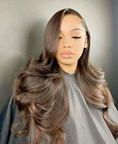 Braids Styles, Hair Done, Hair Laid, Front Lace Wigs Human Hair, Side Part, Baddie Hairstyles, Pin Board