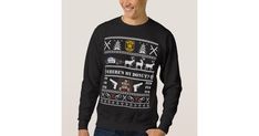 Funny Police Ugly Christmas Sweater Sweatshirt | Zazzle.com Ugly Hanukkah Sweater, Hanukkah Sweater, Ugly Xmas Sweater, Sweater Tshirt, Funny Sweaters, Veteran T Shirts, Xmas Sweater, Patriotic Shirts, Christmas Hoodies