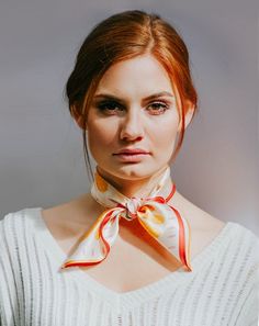 The Symmetric Cactus Silk Scarf is a take on the traditional bandana and inspired by years living in Texas. This yellow, orange and red scarf is elegant, with a high shine silky-smooth feel. Use it as a turban, tie it around your bag, or drape it on your neck. The possibilities to this scarf are endless!Details:-100% Silk Satin-50x50 cm (19.7x19.7 in) -Original hand drawn pieceCare:Dry cleaning is recommended! But in a pinch you can hand wash or machine wash on cold in a mesh bag. For hand washi White Silk Scarf As A Gift, White Silk Scarf For Gift, White One Size Silk Scarf For Gift, White Bandana Gift For Spring, Living In Texas, Silk Hair Scarf, Gifts For Mom From Daughter, Scarf Art, Luxury Silk Scarves