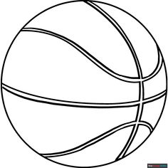 Basketball Coloring Page - Free & Printable Coloring Sheet