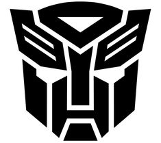 a black and white image of the face of a transformer