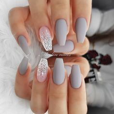 Simple nails today 🤗 I want to thank you all for your support and love 💕💕 #obukazanokte #edukacjazanokte #novisad #beograd #nails… Winter Wedding Nails, Grey Matte Nails, Cute Summer Nail Designs, Nails Today, Gray Nails, Makeup Hacks, Body Makeup