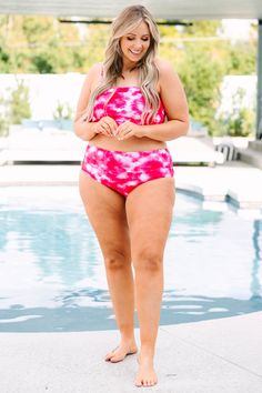 No need to hide when you're rocking these swim bottoms! These swim bottoms have a pink tie dye color that's perfect for the season! They feature a high-waisted fit to flatter your figure in the best way and are comfortable all day! Style these bottoms with the matching top or your favorite print for an effortlessly trendy look! 85% Nylon, 15% Spandex Pink Summer Bottoms For Pool, Summer Pink Bottoms For Pool, High Waist Pink Tankini For Pool, Pink Stretch Swim Trunks For Pool, Pink Bottoms For Pool And Summer, Pink Bottoms For Pool And Summer Season, Pink Bottoms For Summer Pool Season, Pink High-waist Tankini For Summer, Pink Summer Pool Bottoms