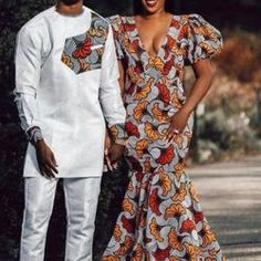 Ankara Couple Outfit, African Couple, Couples African Outfits, Couple Matching Outfits, Couples Outfit, Ankara Gown, Ankara Dresses, Stylish Couple, Ankara Dress