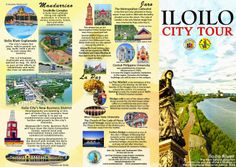 an image of a city tour brochure with images of the attractions in it