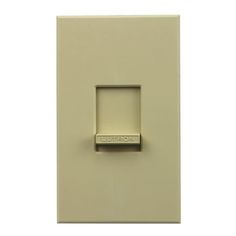 a light switch with a white cover