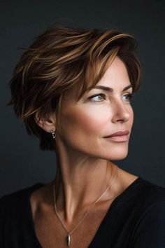 40 Chic Short Hairstyles for Older Women Kim Gravel Hair, Haircut Styles For Women