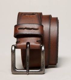 AEO Burnished Leather Belt | Brown Handmade Belts, Belt Brown, Artist Outfit, Genuine Leather Belt