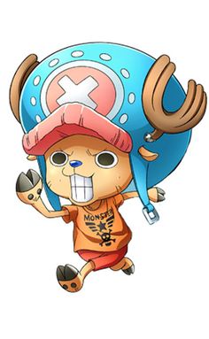 an animal wearing a hat and holding onto a blue ball with horns on it's head