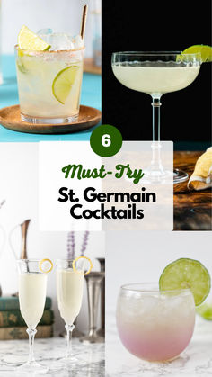 St Germain Cocktails Saint Germain Cocktail, St Germaine Cocktails, St Germain Cocktail Recipes, St Germain Cocktails, Grapefruit Cocktail Recipes, St Germain Cocktail, New Years Eve Drinks, Pitcher Cocktails, Girly Drinks