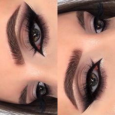 Foxy Smokey Eye Makeup, Maquillaje Fox Eye, Smokey Fox Eye Makeup, Foxy Eyes Make Up, Foxy Eyeliner, Foxy Eye, Foxy Eyes, Fox Makeup, Prom Makeup Looks