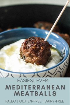 Mediterranean Meatballs (AIP, Gluten-free, Paleo, Whole 30) - Rooted In Healing Mediterranean Whole 30, Aip Meatballs, Hashimotos Recipes, Aip Appetizers, Lichen Sclerosis, Mediterranean Meatballs, Aip Dinners, Ovulatory Phase, Paleo Banana Muffins