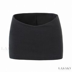 Lasaky - Black Stretchy Bodycon Mini Skirt with Low-waist and Belly Exposure for an Alluring Look Asymmetrical Maxi Skirt, Bodycon Mini Skirt, Silk Midi Skirt, Wrap Around Skirt, Pleated Maxi Skirt, Pleated Maxi, Short Jumpsuit, Denim Mini Skirt, Wide Leg Jumpsuit