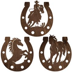 PRICES MAY VARY. What You Will Receive: the package comes with 3 pieces of horseshoe wall art decors, which can satisfy your daily decoration demands and will add a rustic style and country atmosphere to your home and party Classic Design: these horseshoe wall decorations are design with cowboy and horse in the horse shoes, the horses running in the wind and cowboy riding on the horses, vivid and energetic, making your room or office more attractive Proper Measurement: each of the horseshoe deco Cowboy Party Decorations, Saloon Decor, Cowboy Decor, Western Wall Decor, Shoes Decoration, Country Cowboy, Cowboy Decorations, Horseshoe Decor, Western Rustic