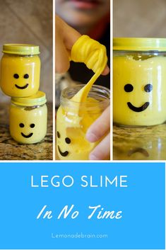 lego slime in no time is an easy and fun recipe for kids to make