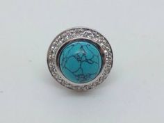 Story Turquoise CZ Ring By Kranz Zeigler 4408900 Cz Ring, Turquoise Ring, Ring