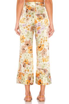 The ELLEJAY Abby Flower Print Pants is the ultimate choice for women looking to add both style and comfort to their wardrobe. These print pants for women are designed for versatility, allowing you to easily dress them up or down depending on the occasion. Whether you're seeking a chic look for a day out or a more relaxed vibe, these pants make the perfect addition to any wardrobe. Elegant and Comfortable Design of Flower Print Pants Crafted from 100% rayon, these flowing pants for women offer a Casual Multicolor Floral Print Ankle-length Pants, Multicolor Ankle-length Pants With Floral Print, Multicolor Floral Print Ankle-length Pants, Multicolor Ankle-length Floral Print Bottoms, White Floral Print Ankle-length Pants, White Floral Print Ankle-length Bottoms, Spring Floral Print Wide Leg Bottoms, Casual Floral Print Full-length Bottoms, Casual Full-length Bottoms With Floral Print